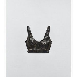 Zara snake  Cut Out Top